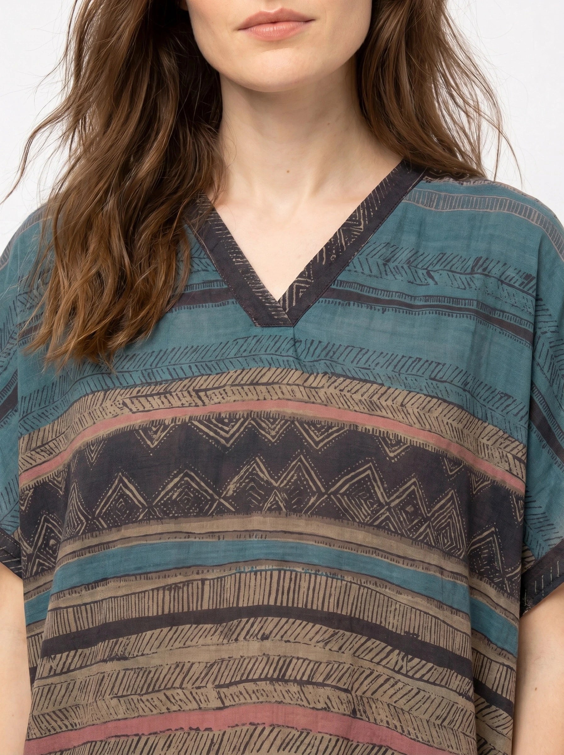 The Sahara - Tribal Stripe Caftan