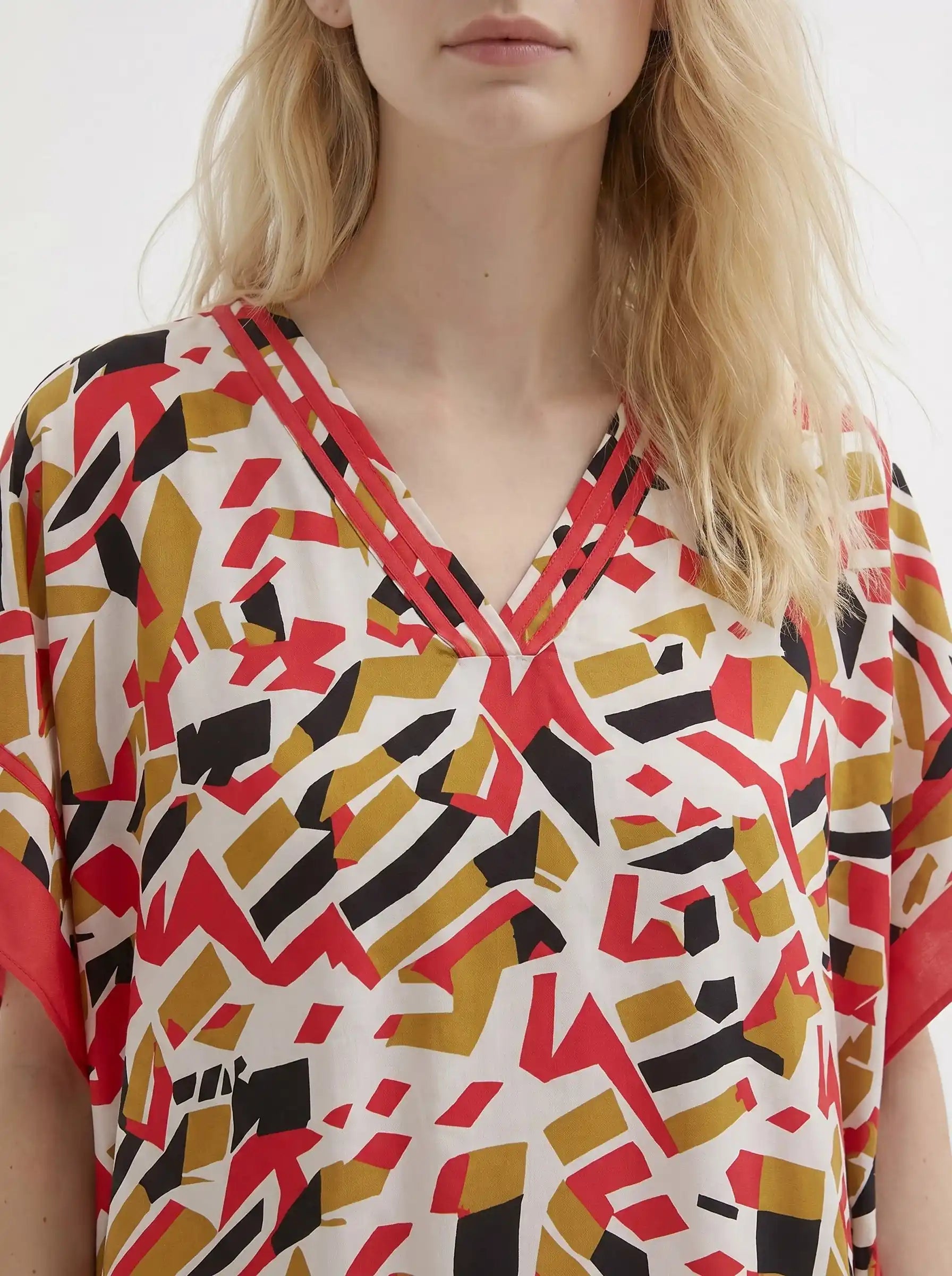 The Miro - Geometric Confetti Caftan