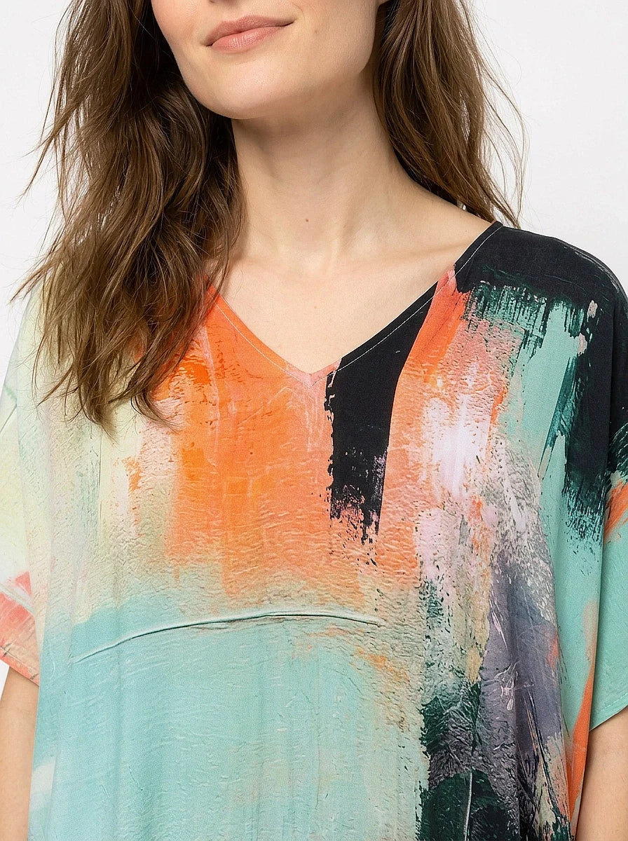 The Georgia - Abstract Art Caftan