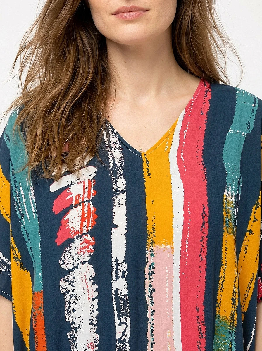 The Frida - Artist Stripe Caftan