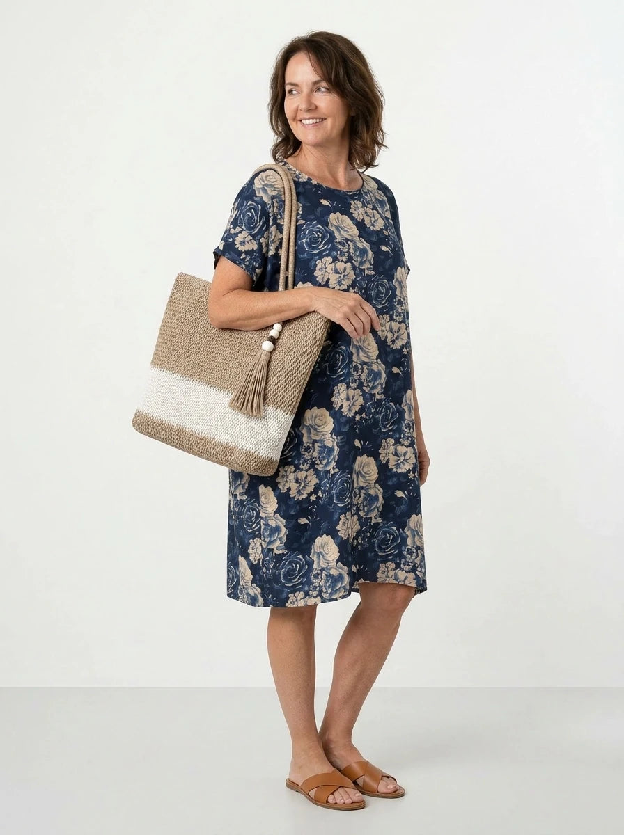 The Rose - Vintage Floral Caftan