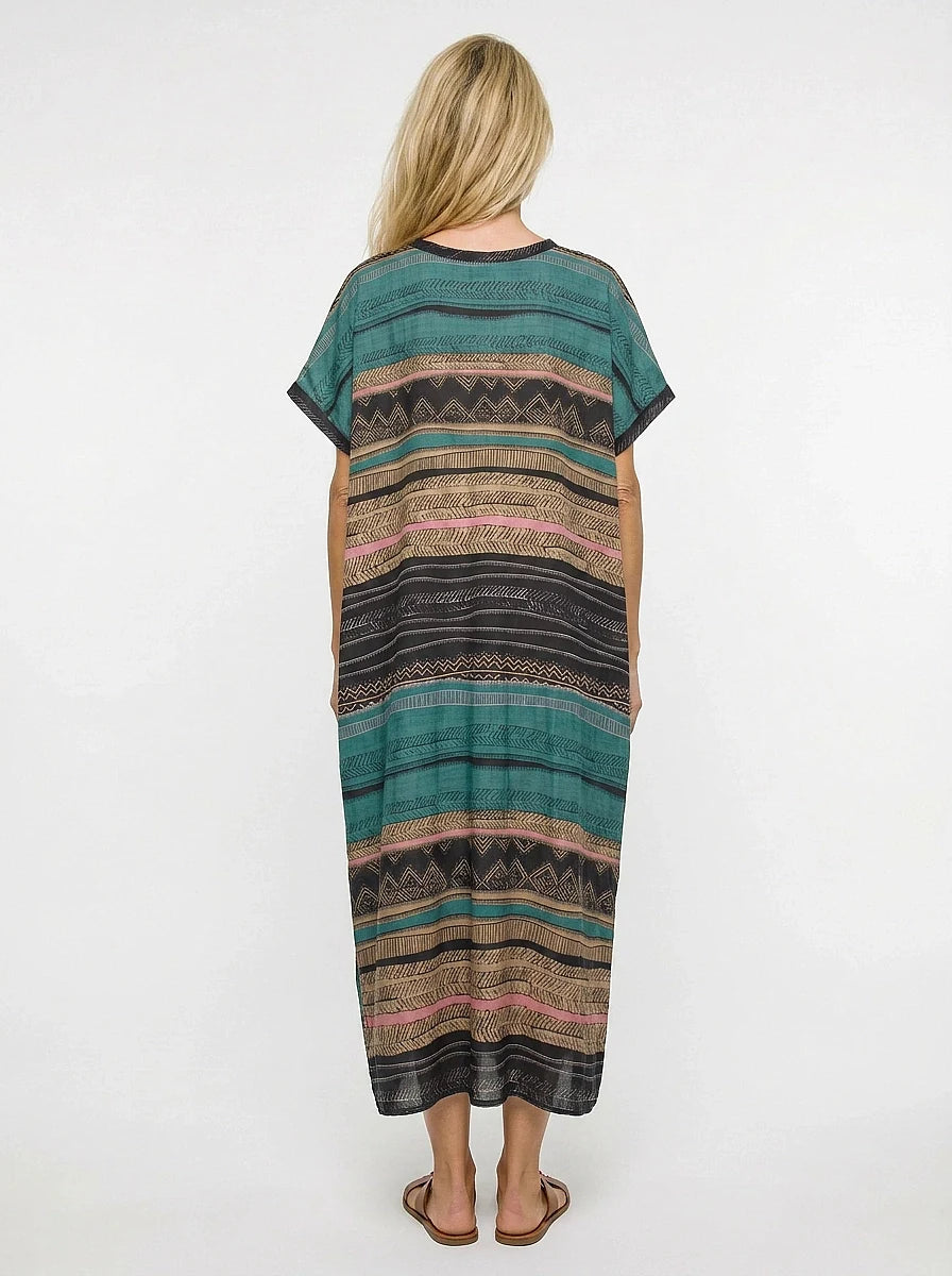 The Sahara - Tribal Stripe Caftan