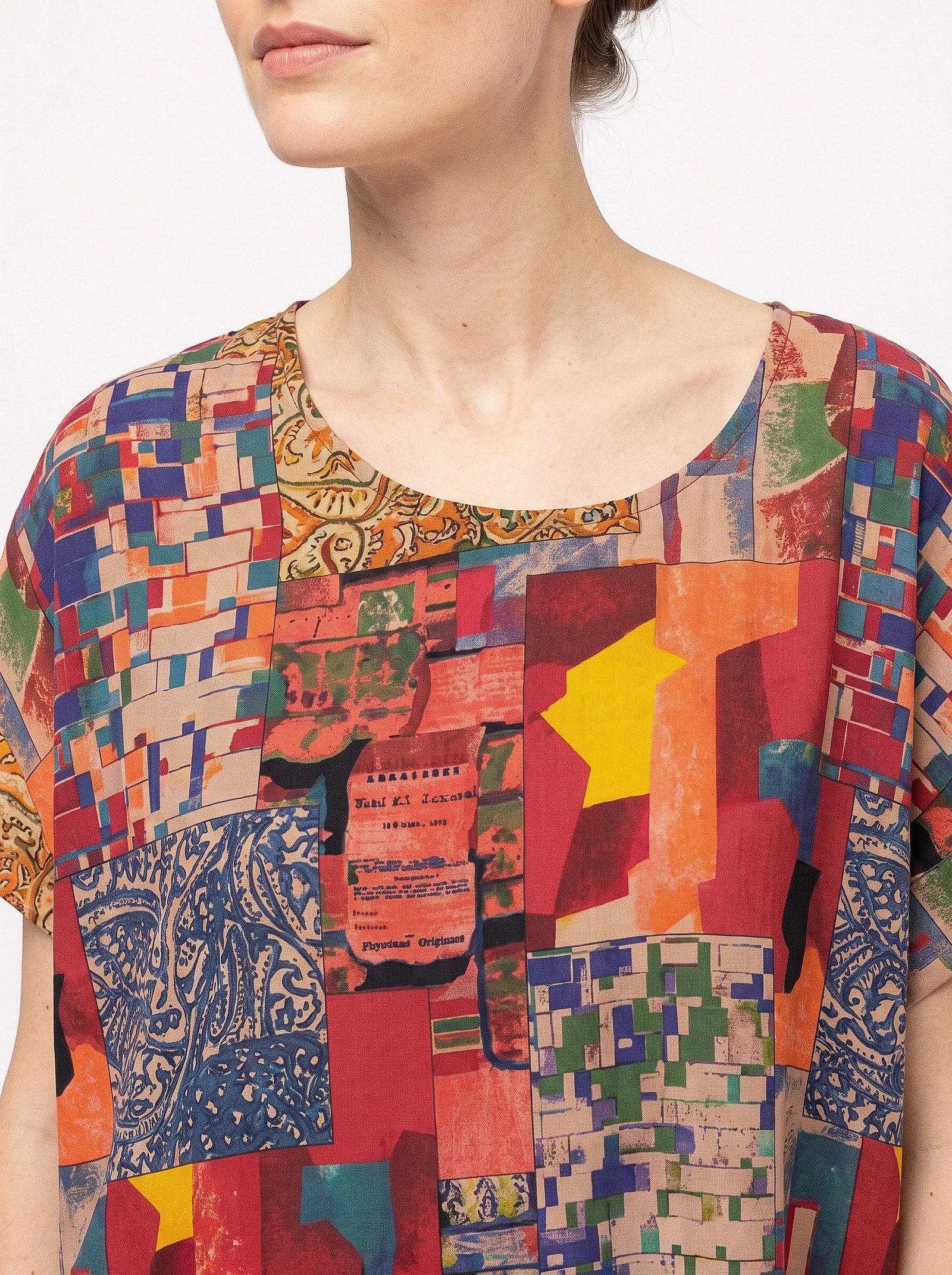 The Klee - Abstract Mosaic Dress
